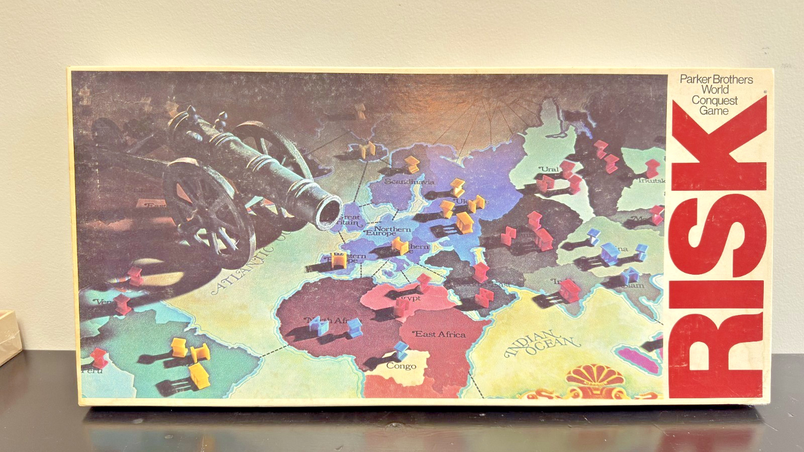 Vintage 1980 Parker Brothers RISK Board Game Complete Box w/ Instruction Manual