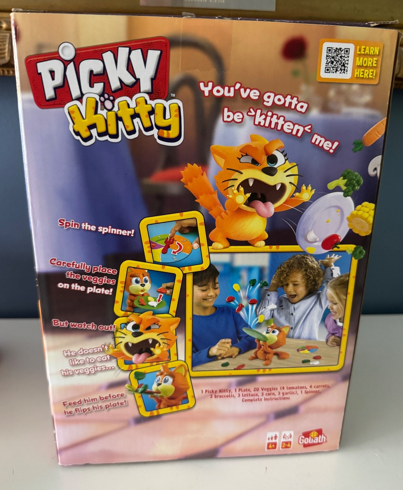 Picky Kitty Game by Goliath 2021 Hard to Find Kids & Family Game 100% COMPLETE!