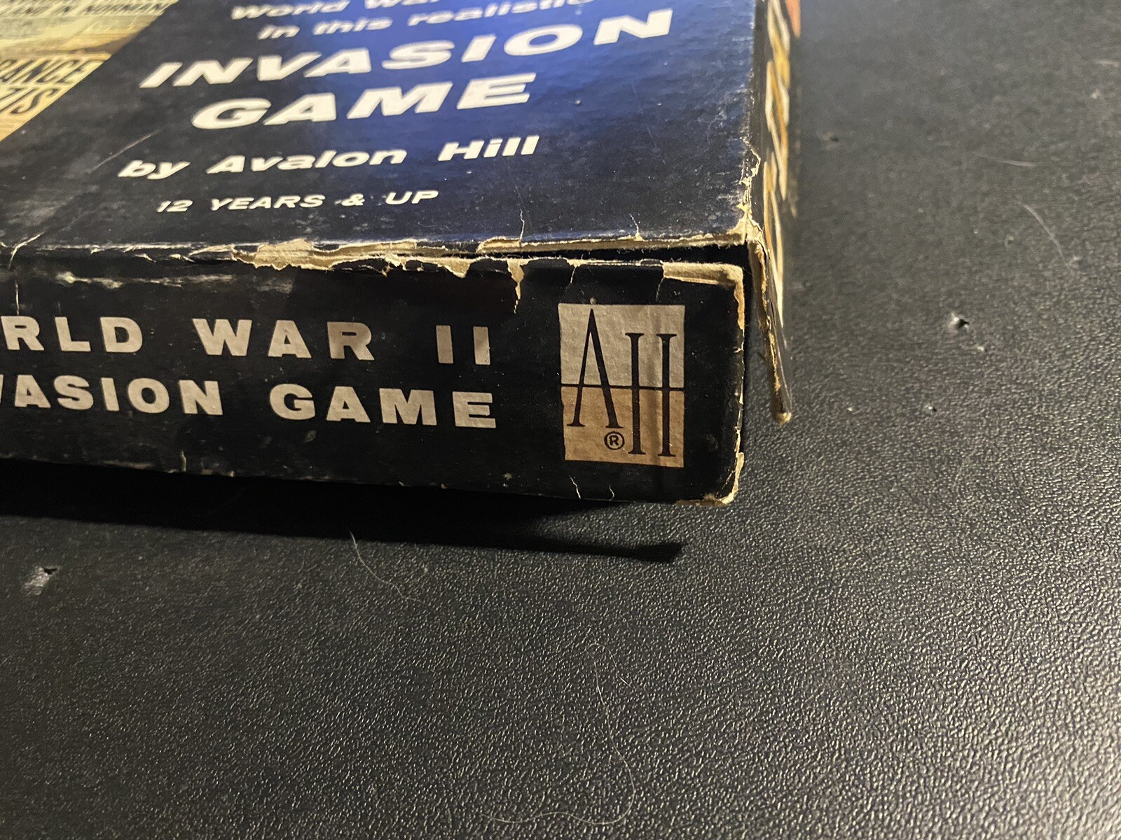 1961 Vintage Avalon Hill D-Day Invasion Board Game World War II WW2 War Strategy