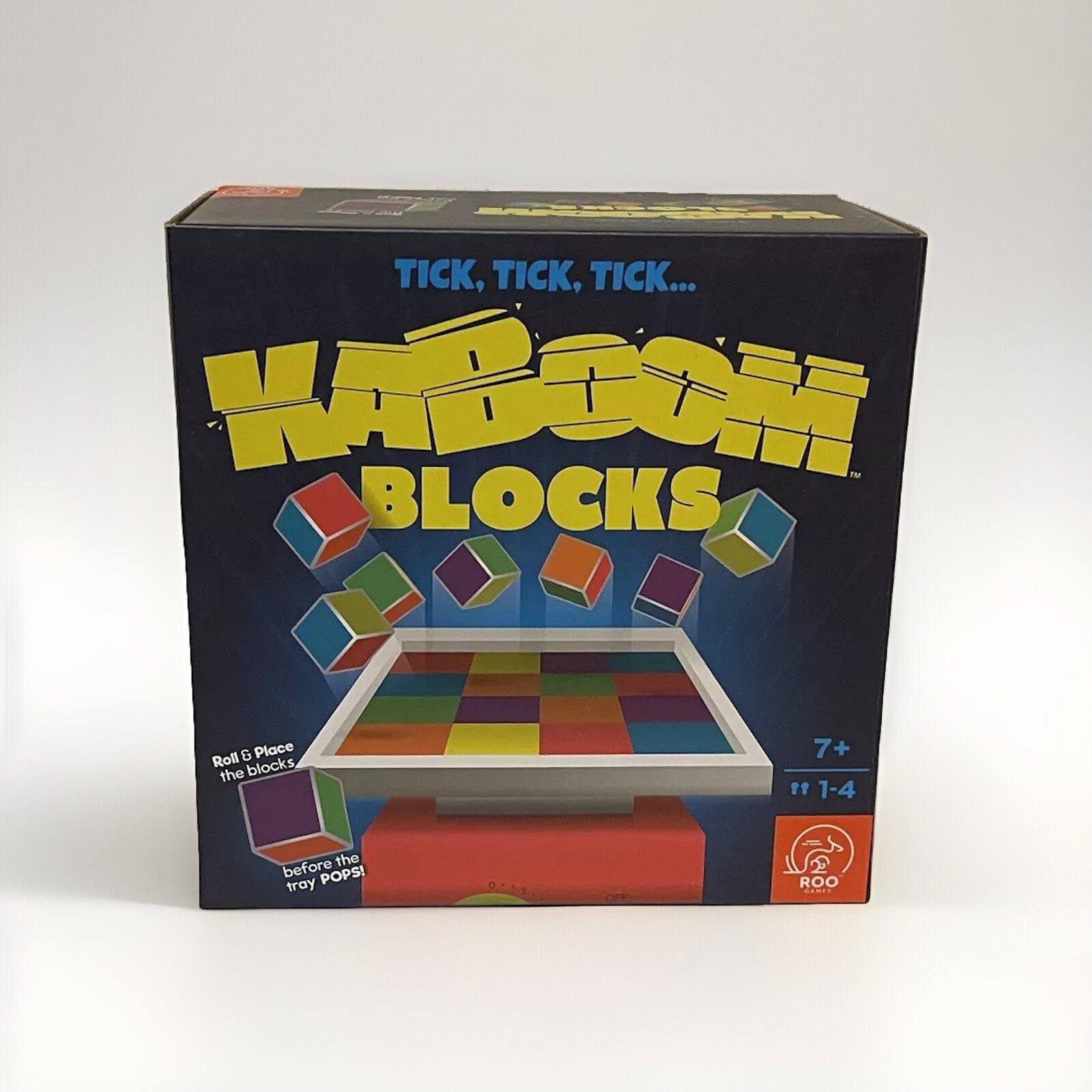 Kaboom Blocks Game No Instructions Roll & Race To Place Blocks Before It Pops