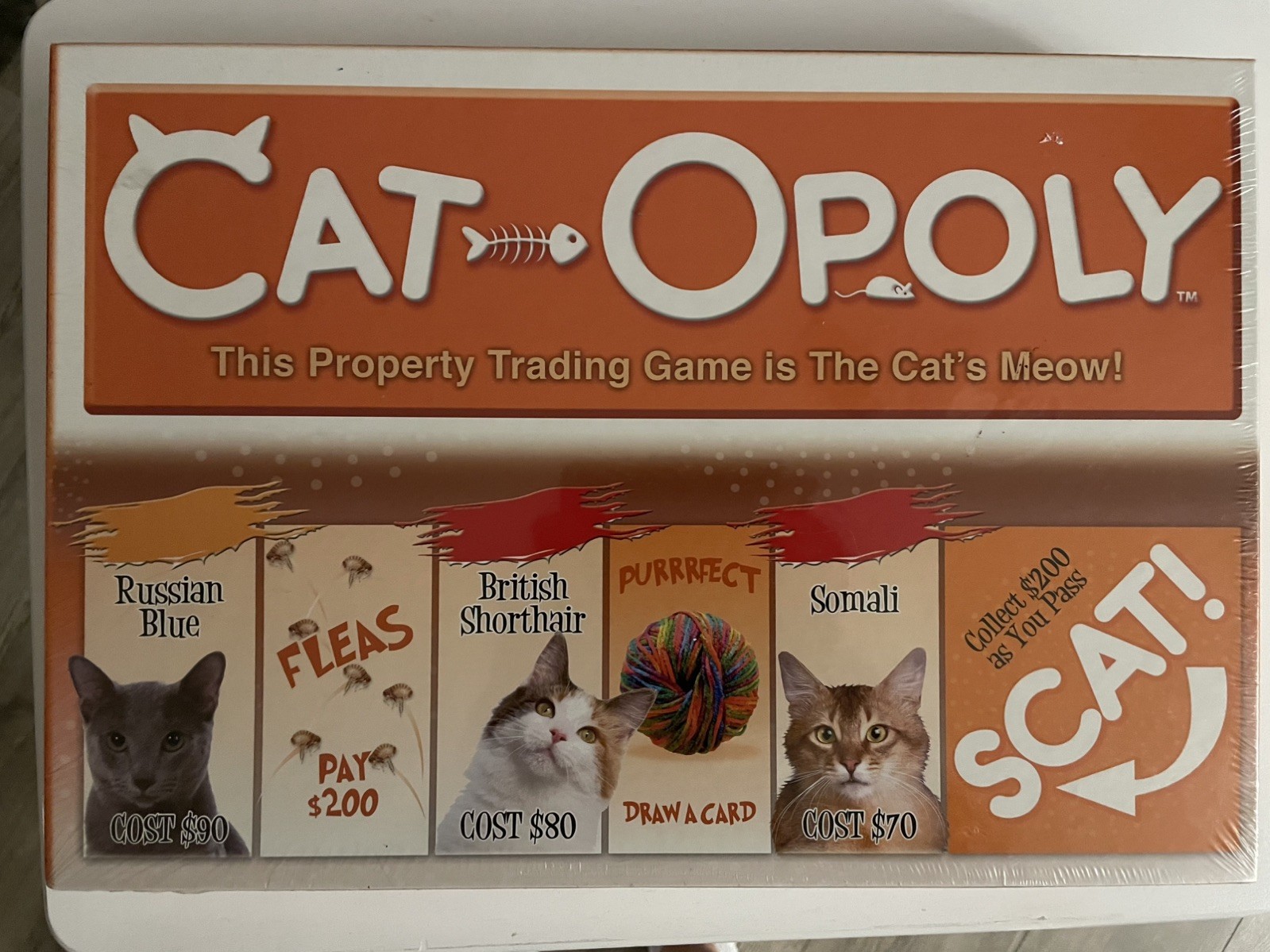 CATOPOLY COMPLETE BOARD GAME,PERSIAN,SIAMESE,EXOTIC,BIRMAN;EXC.COND