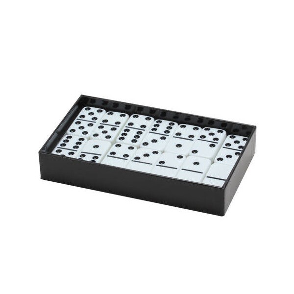 Dominoes Double 6 Six Standard Size White Tile Game Set New
