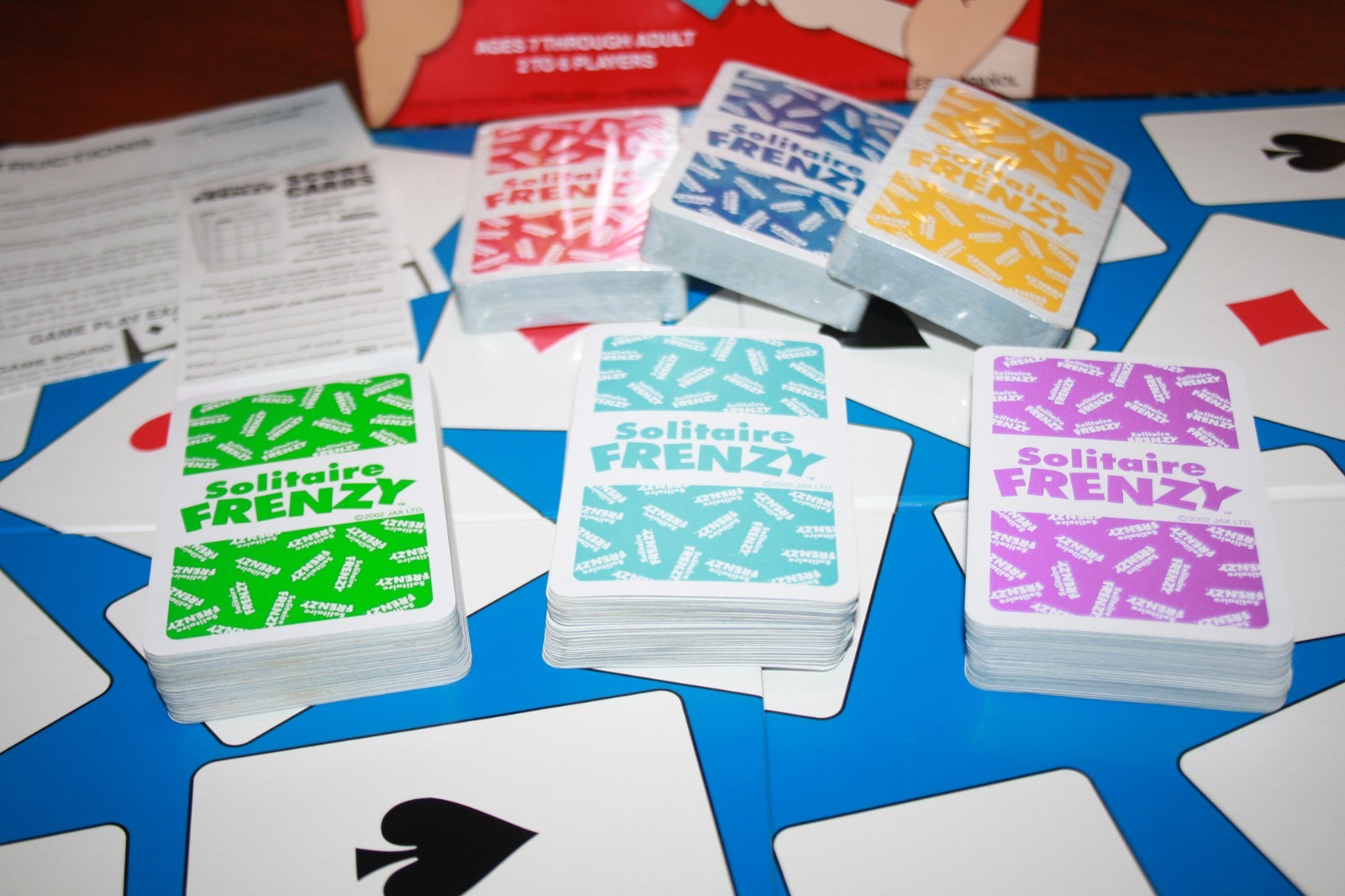 Solitaire Frenzy – The Solitaire Card Game for Up to 6 Players – Jax 2002