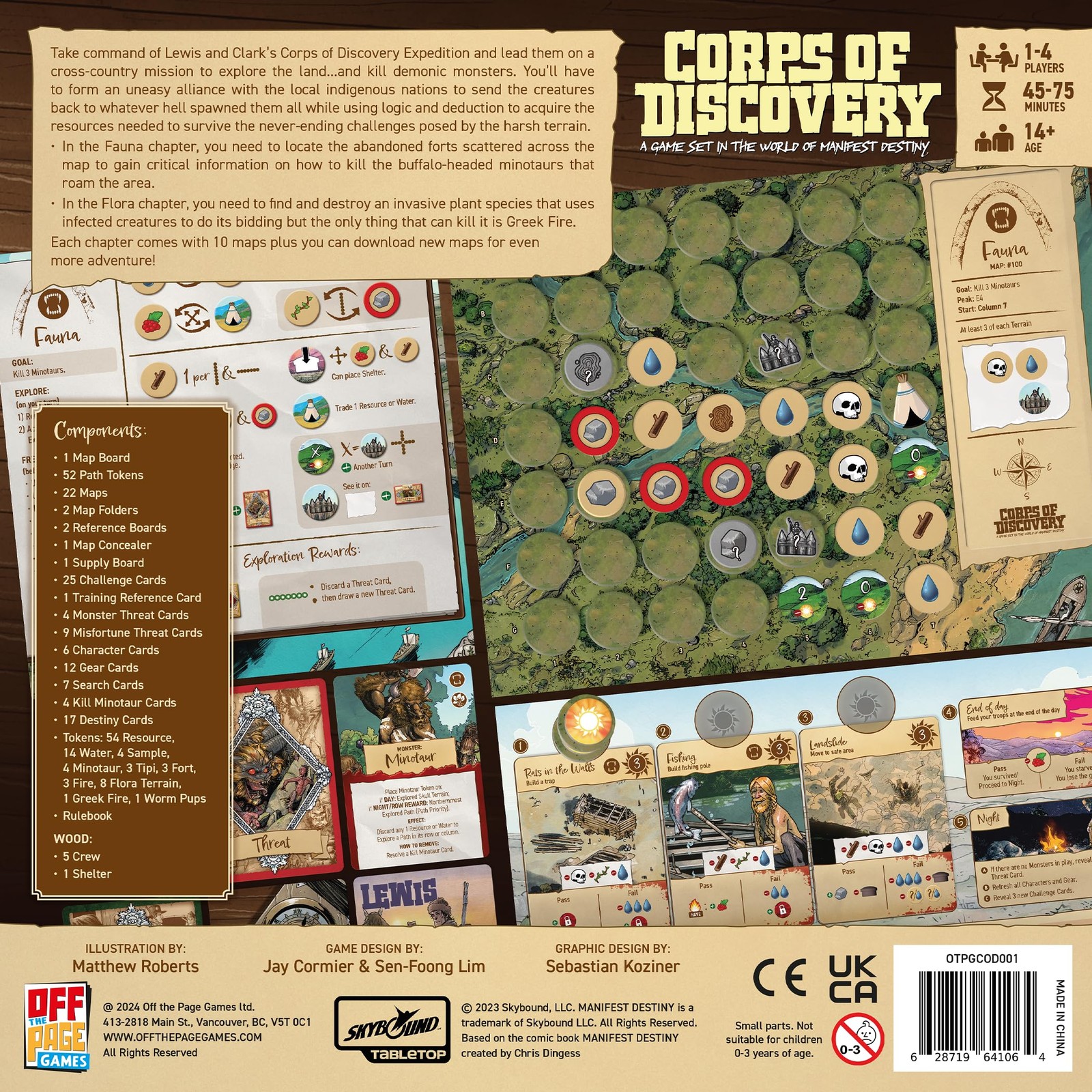 Corps Of Discovery Cooperative Adventure Board Game By Off The Page Games 14