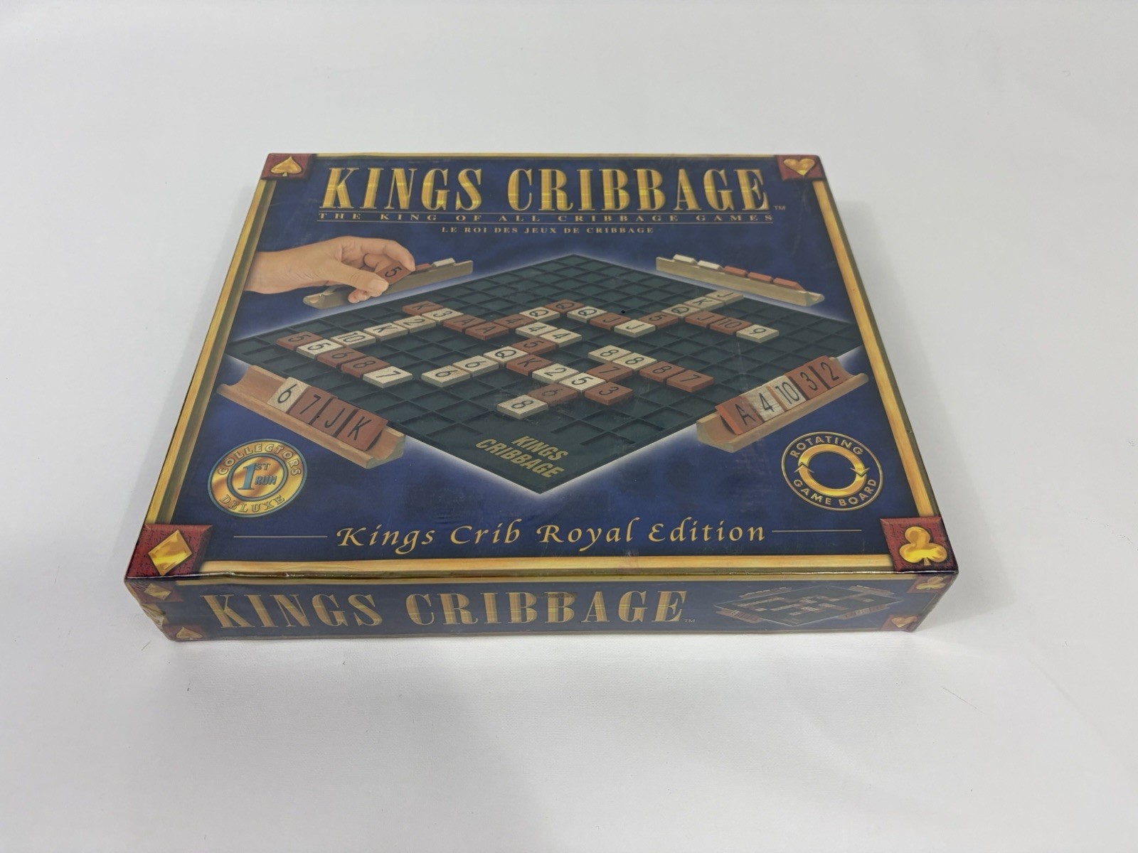 Kings Cribbage Royal Edition King of all Cribbage Games Rotating Game Board