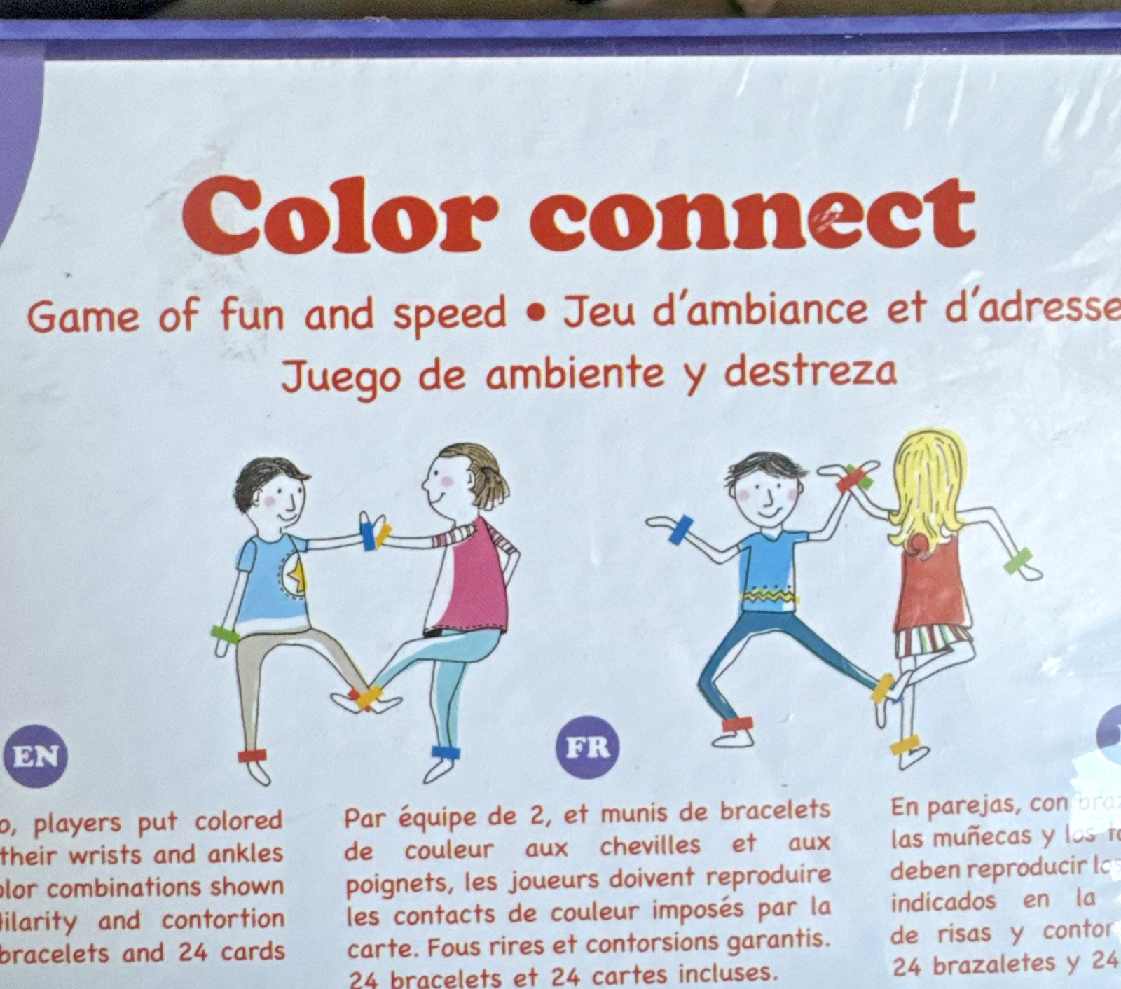 NIB Color Connect Game of fun and skill by Djeco for Ages 6-12 years