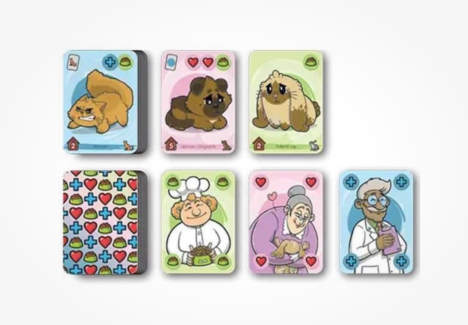 Super Kawaii Pets Party Card Game- 1 to 4 Players Ages 8+ Brand New