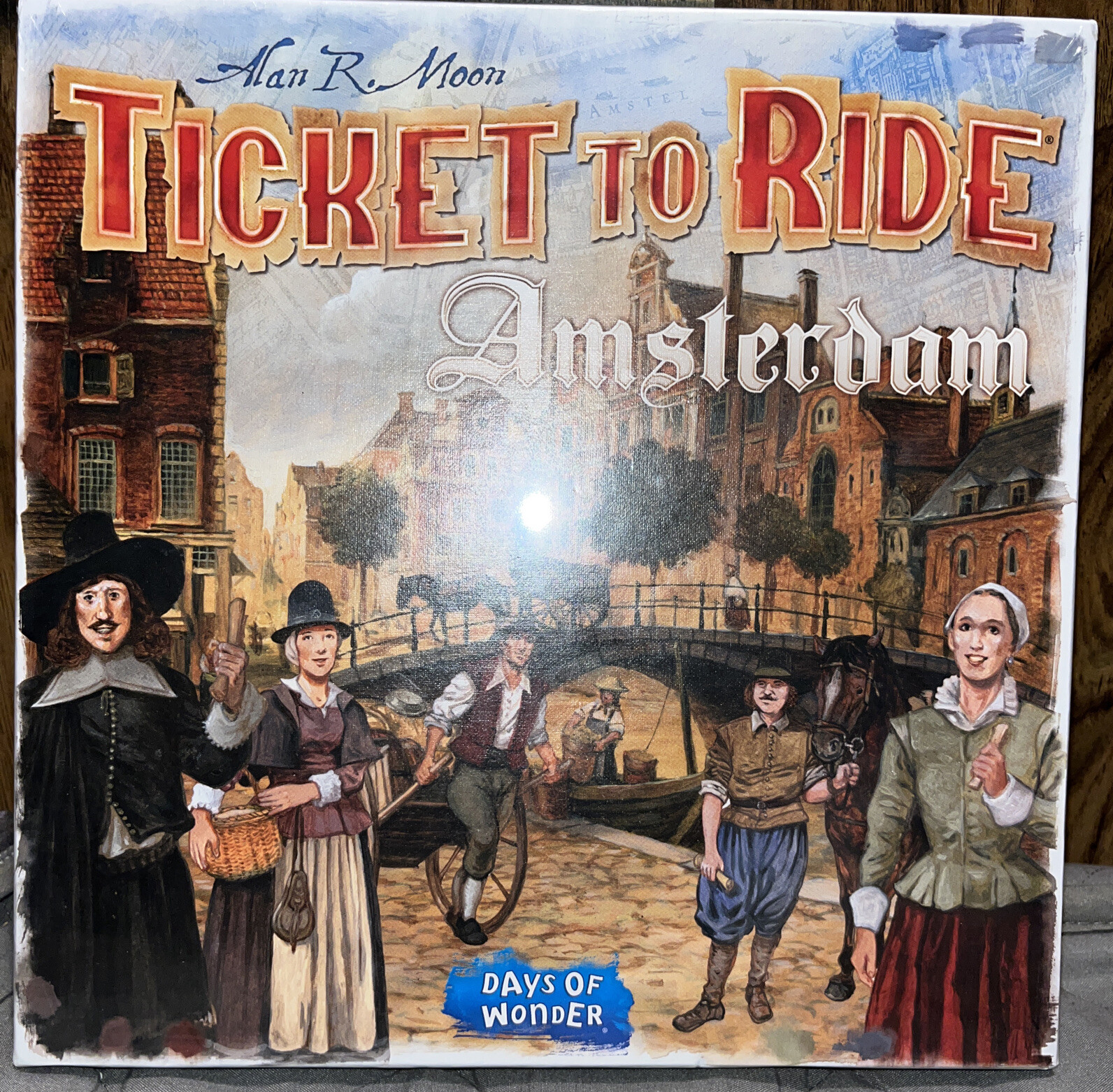 Ticket To Ride Amsterdam Board Game Days Of Wonder DO7263 Quick Play/B27