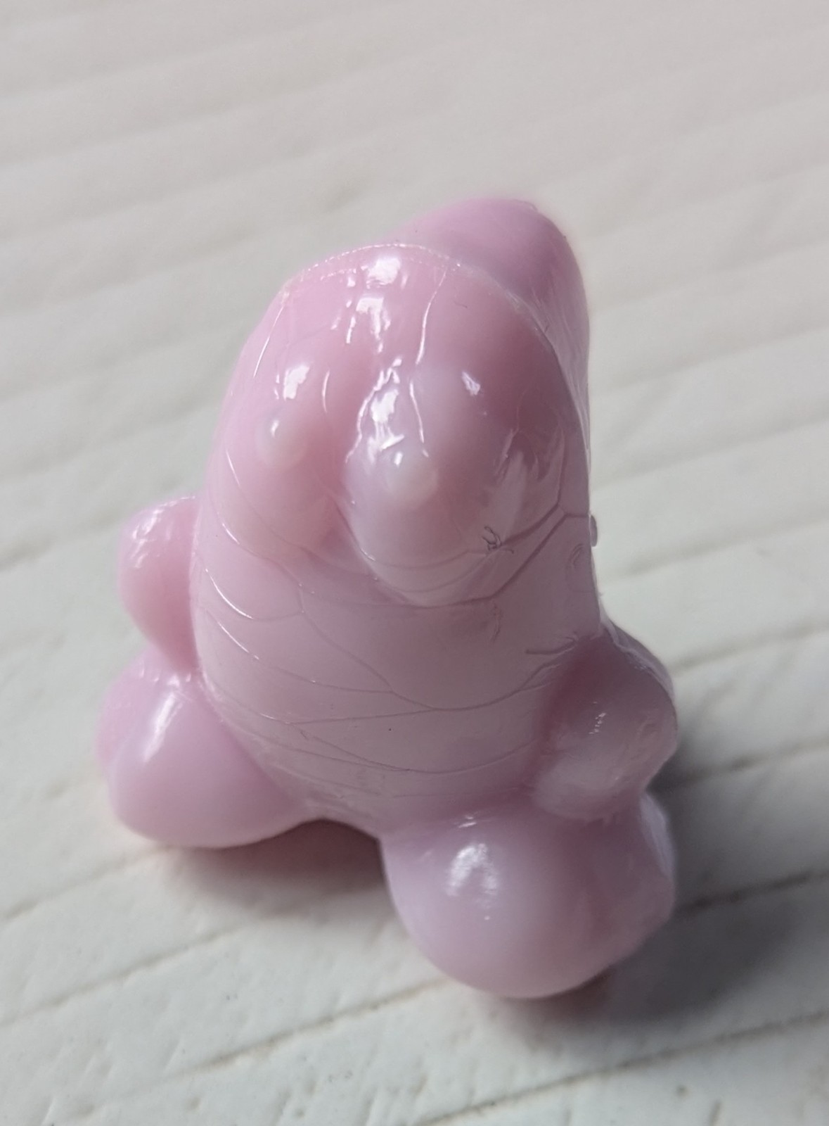 GOGO’S Vintage CRAZY BONES Solid Light Pale PINK EGGY Original 1996 Classic 1″
