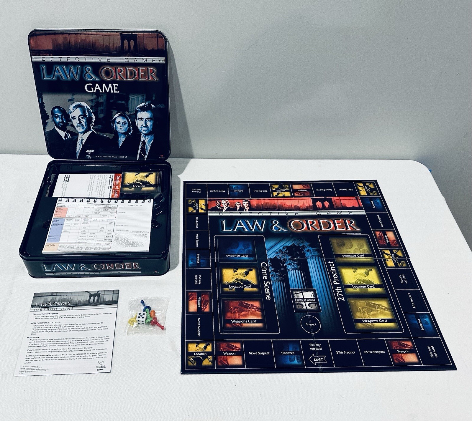 Law And Order Detective Board Game Factory Sealed New. Free Shipping!!