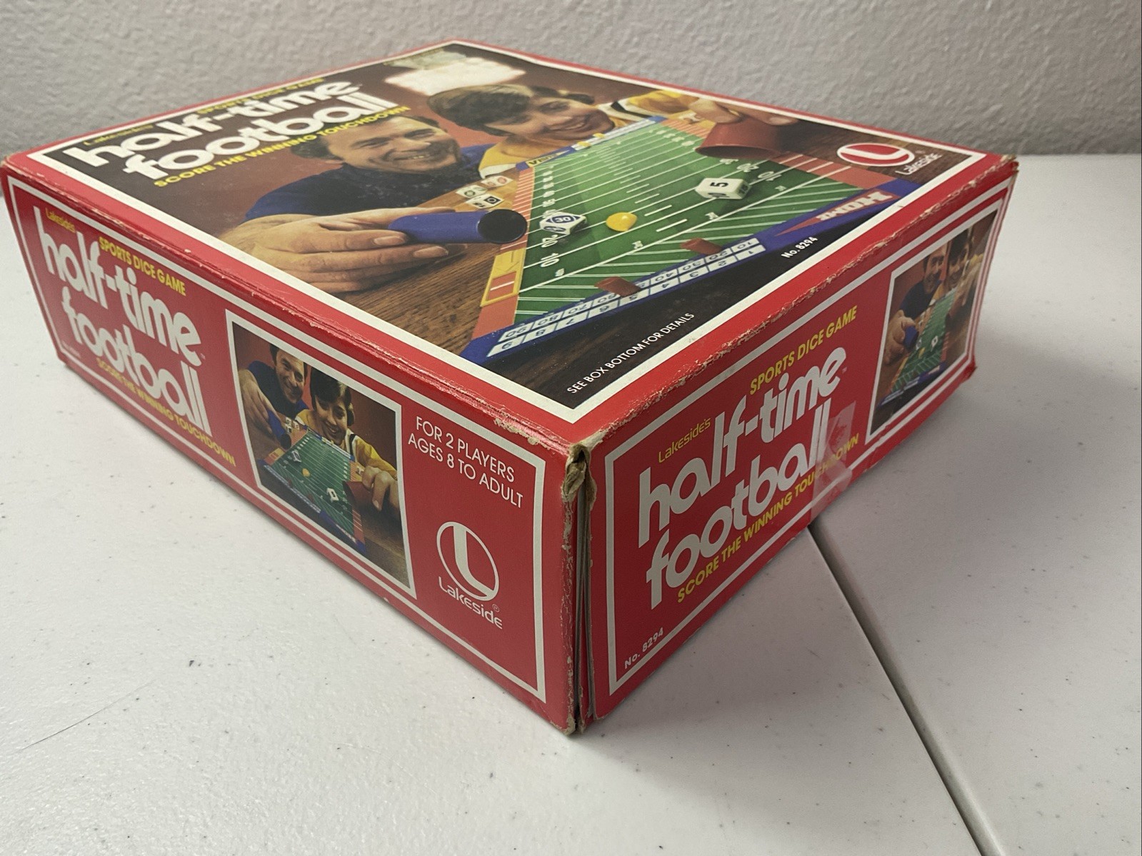 Half-Time Football Game 1979 Lakeside Toys #8294 Sports Dice Game