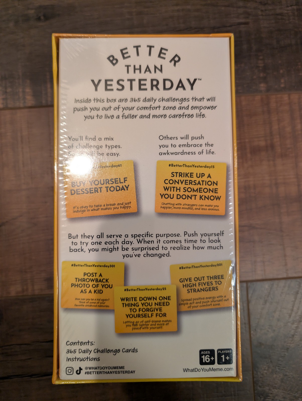 Better Than Yesterday CardGame Daily Challenges BRAND NEW SEALED