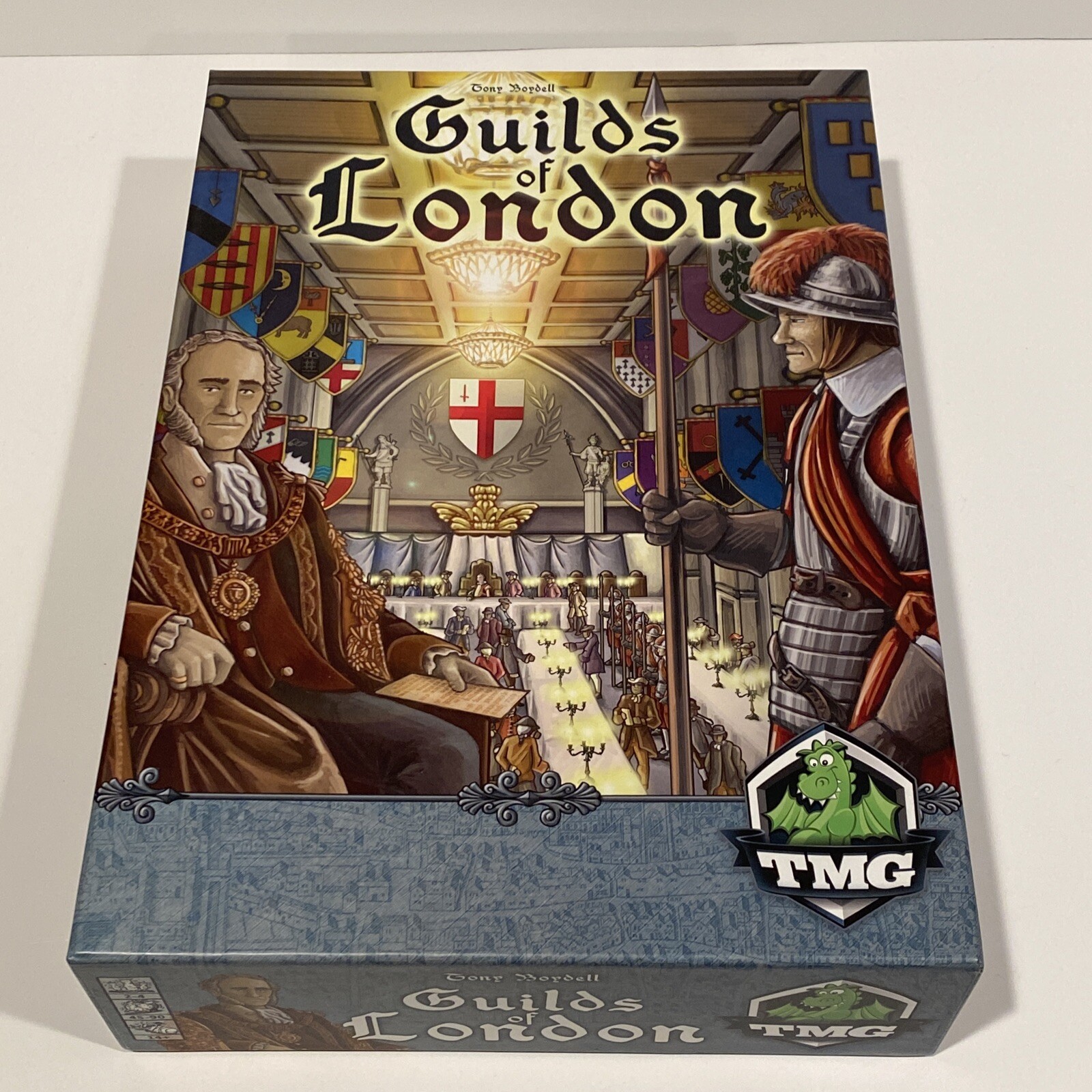 Guilds Of London (Board Game) TMG Tasty Minstrel Tony Boydell eurostyle COMPLETE