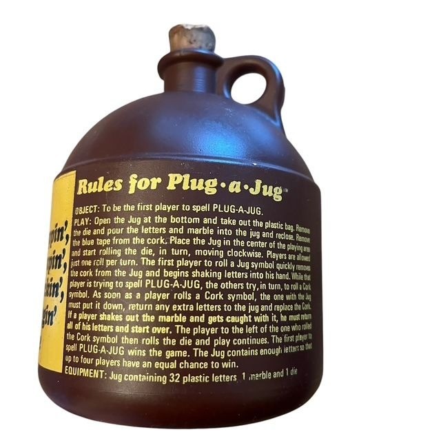 Vintage 1969 Parker Brothers Plug-A-Jug Game
