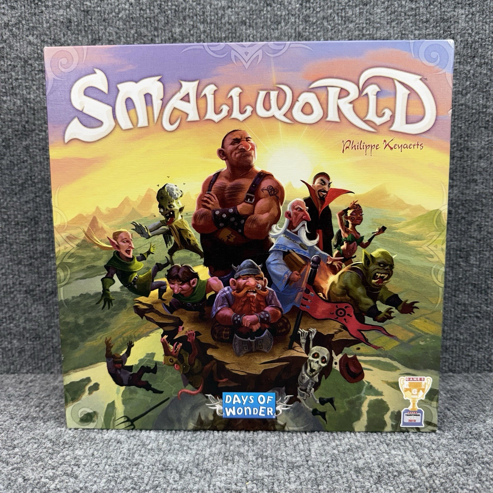 SMALL WORLD Board Game By Fantasy Philippe Keyaerts Days of Wonder 100% Complete