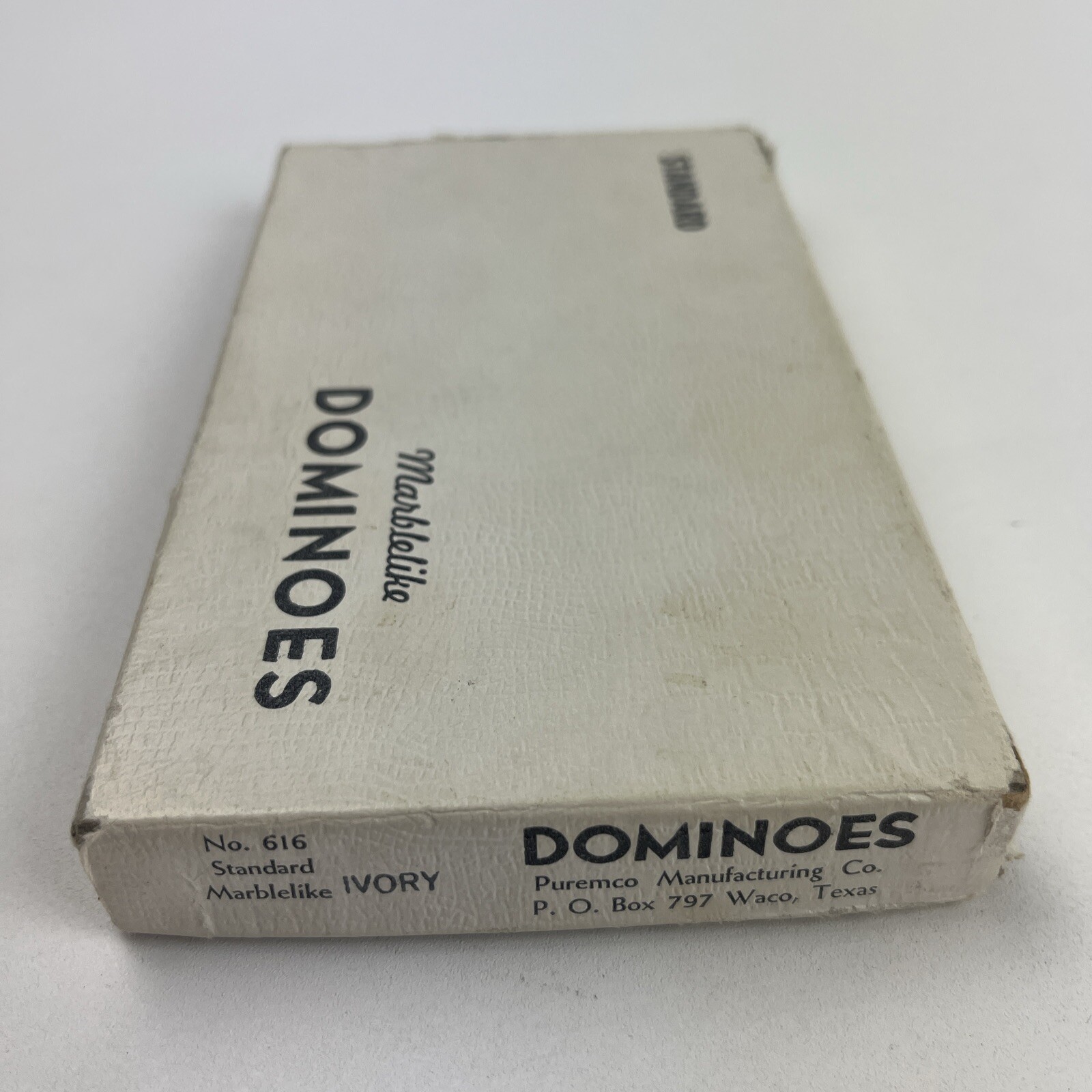 Puremco Marblelike Standard Dominoes No. 616 Made in U.S A. Vintage