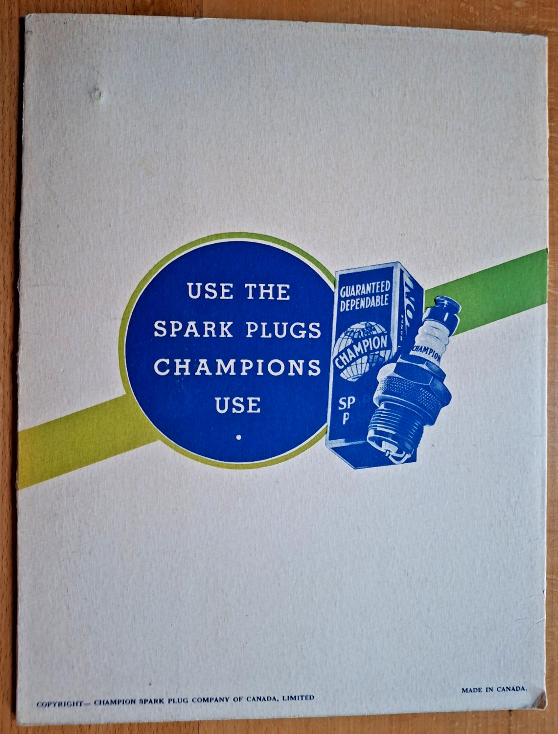 Champion Road Race – Car Racing Advertising Game by Champion Spark Plug Company 1935
