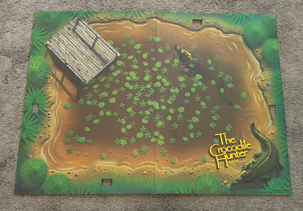 Crocodile Hunter Board Game Steve Irwin 1999 by MB – Working & 100% Complete