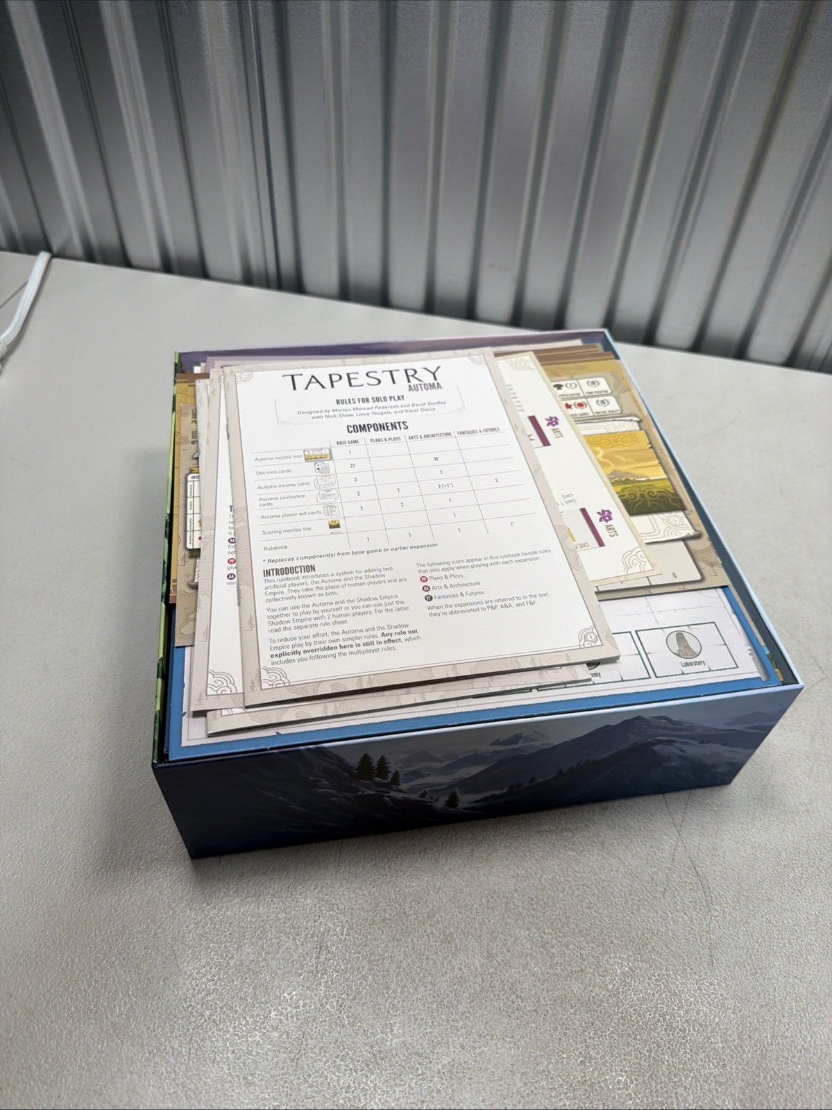 Tapestry Board Game – A Civilization Game – Stonemaier 2019 (EX/NM-Complete)