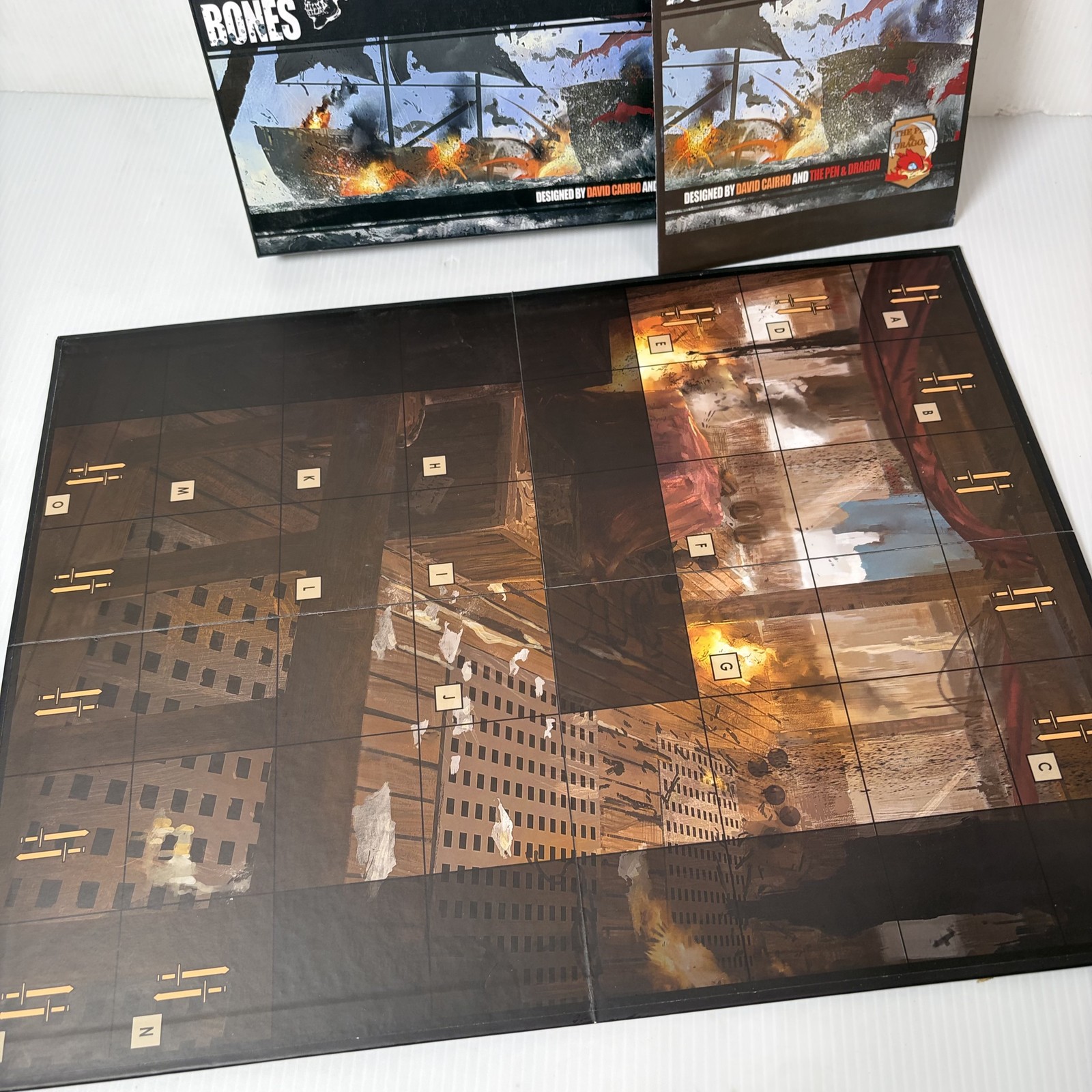 Salt & Bones Board Game The Pen & Dragon 2 Player Naval Combat Strategy
