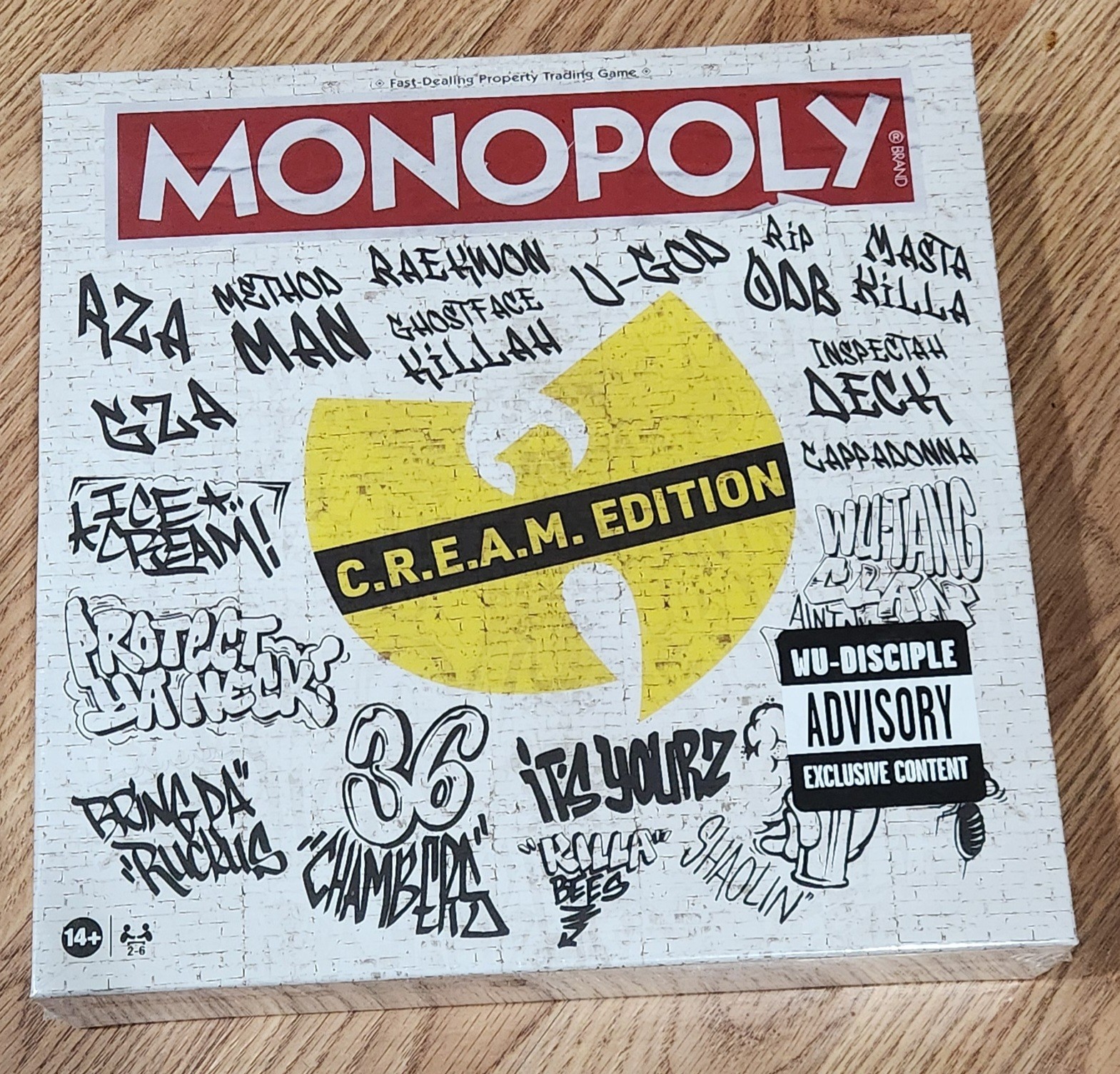 Wu Tang Official Monopoly Board Game Limited Edition SAME DAY SHIPPING