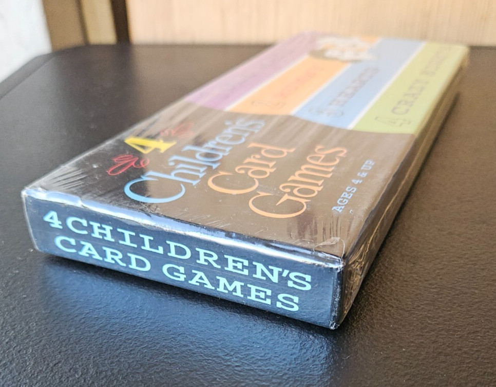4 CHILDREN’S CARD GAMES. 2002 BINARY ARTS. EASY FUN FOR TRIPS. AGES 4 AND UP