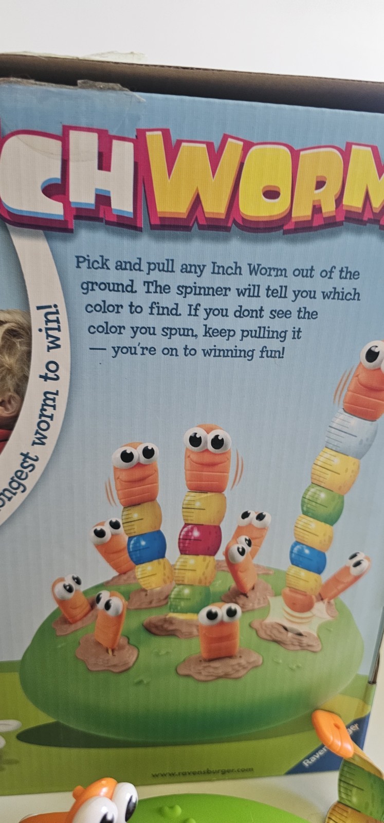 Ravensburger Inch Worms Children’s Measuring Matching Game Ages 3-7 2+ Players