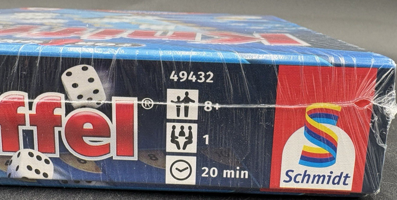 German Kniffel Game Dice Rolling Board Game 8+ Schmidt Spiele German Edition NEW