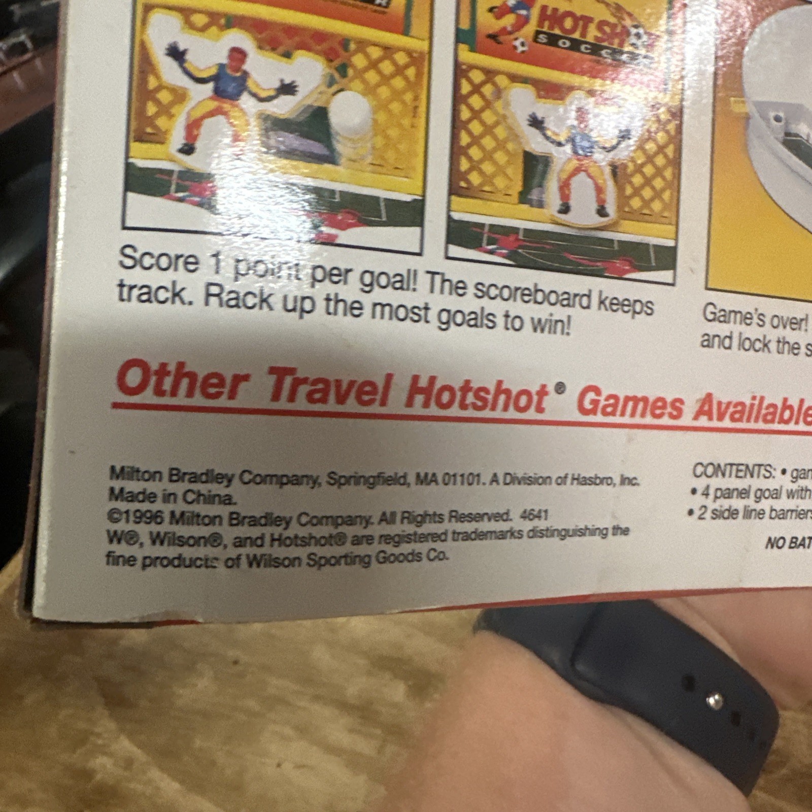 Hot Shot Basketball Travel Games 1992 Milton Bradley + 1996 Hot Shot Soccer