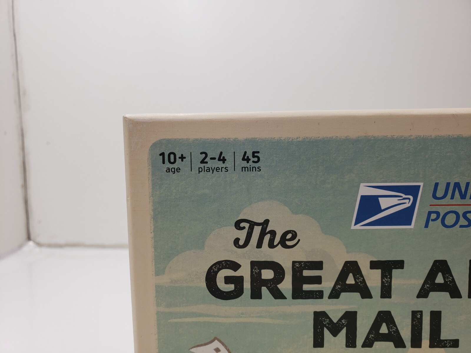 Big Potato Games USPS The Great American Mail Race Board Game Open Box