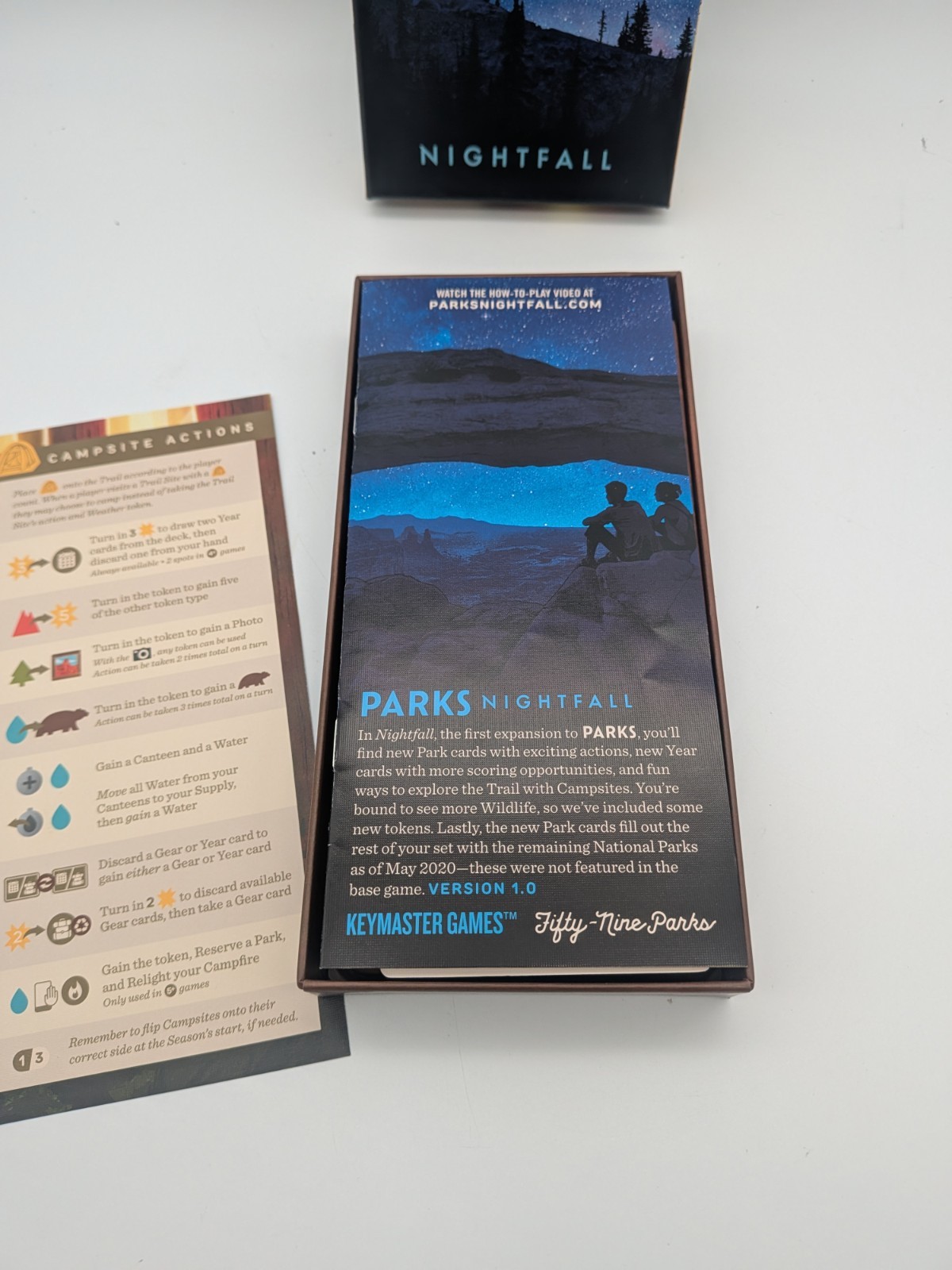 Parks 1st Ed Kickstarter Editio & Nightfall Expansion OOP