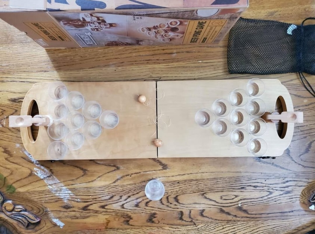 Mini Beer Pong Game-see Description