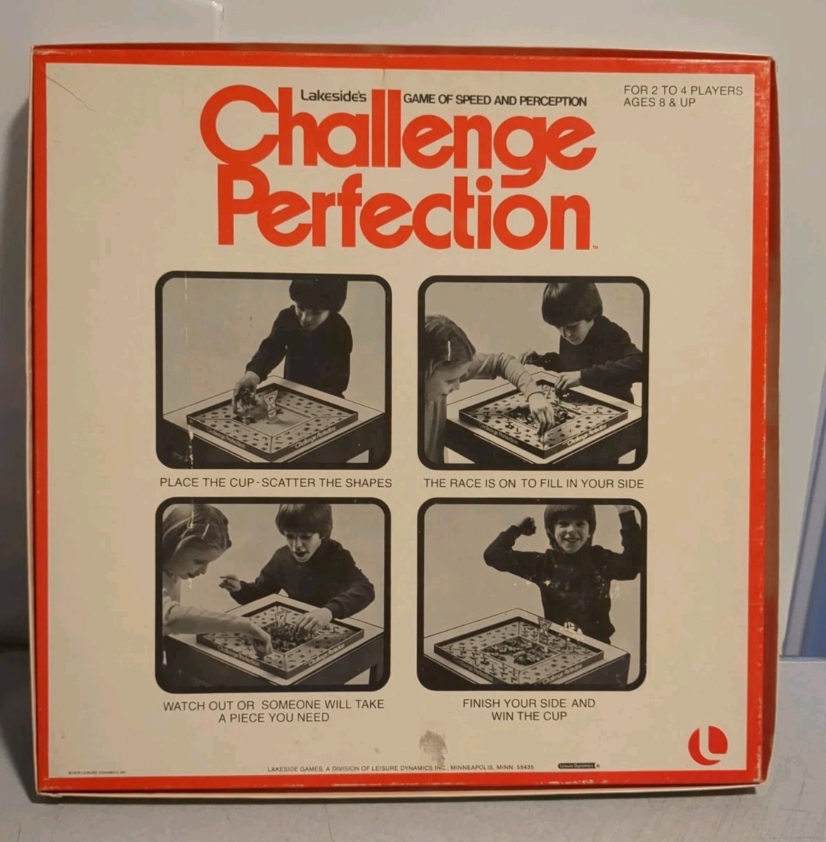 Challenge Perfection Complete Game 1978 Lakeside Family Game
