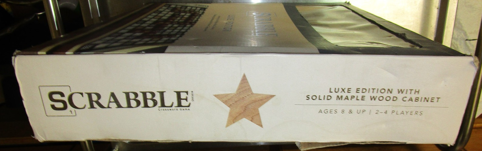 Scrabble LUXE Edition ( slight water damage to the box) New Other