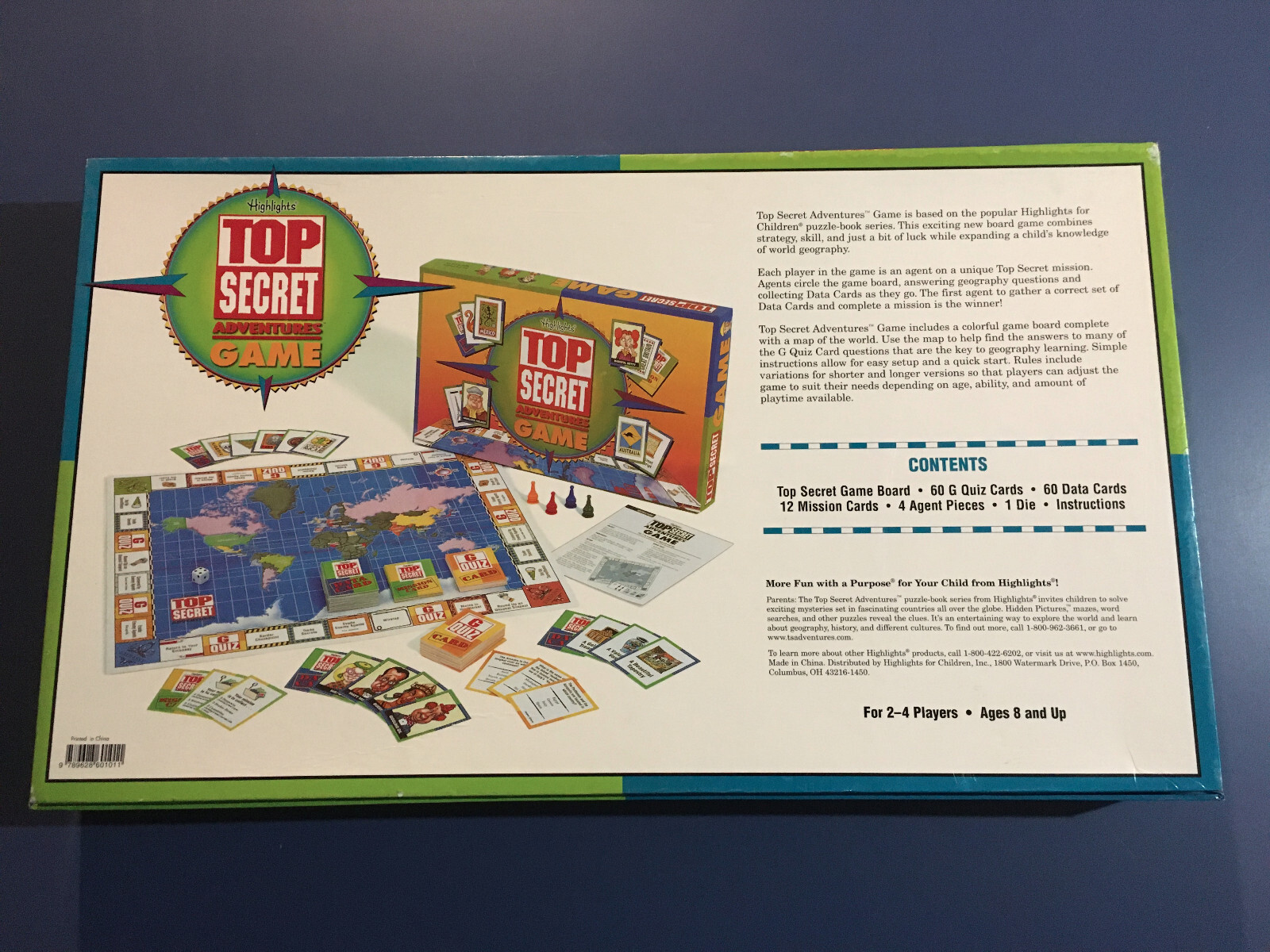 Highlights Top Secret Adventure Game 100% Complete Educational Geography