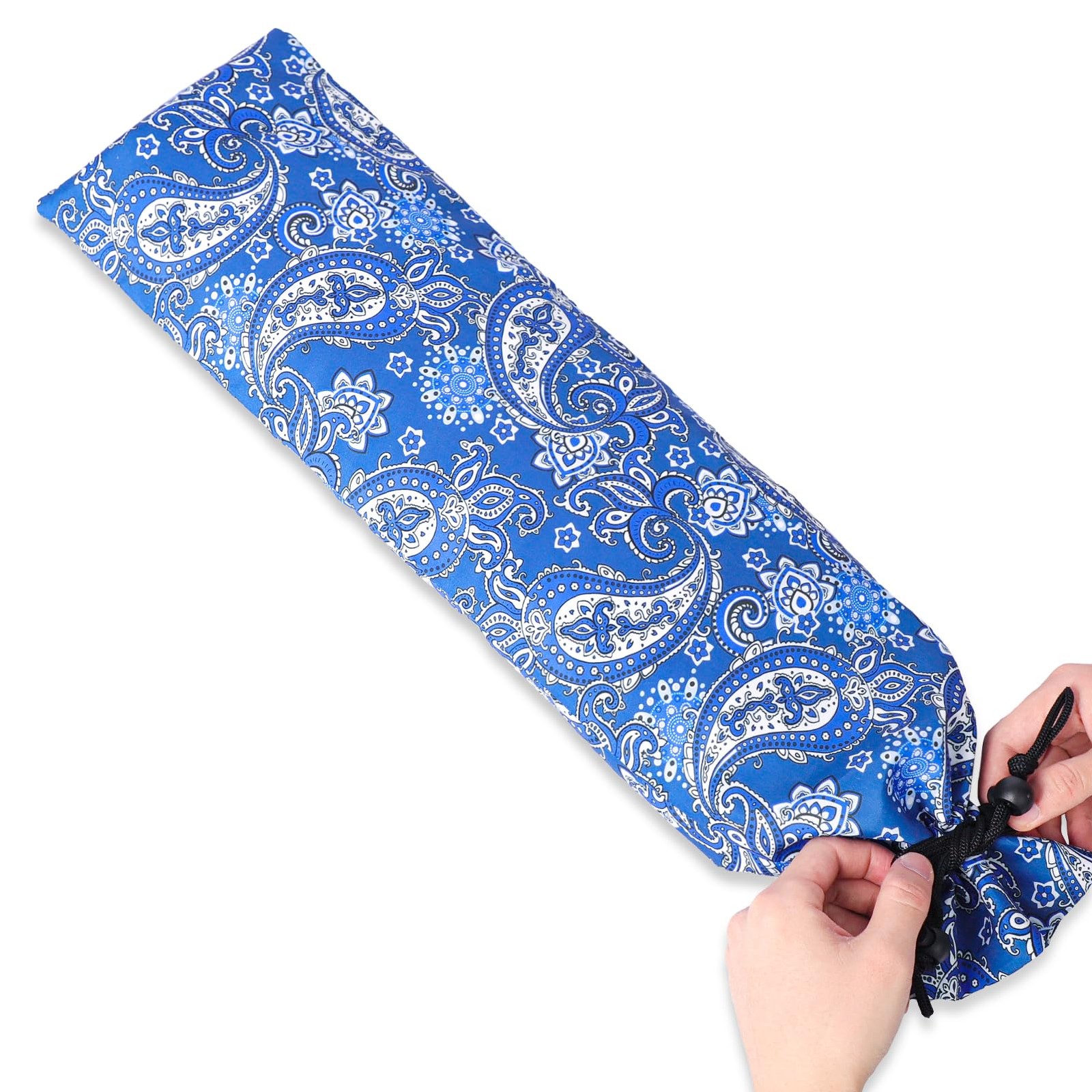 GUSTARIA Protective Sleeve for Mahjong Racks and Pushers,Blue Printed Mahjong…
