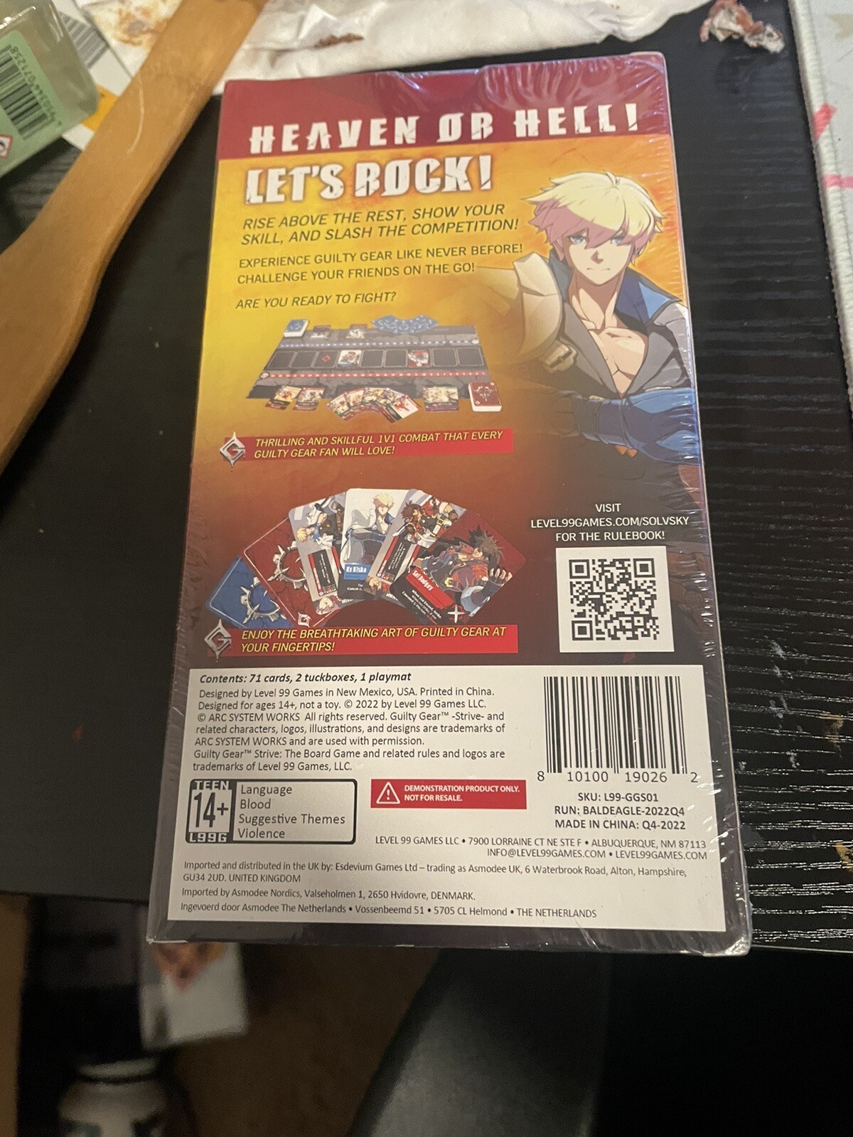 Guilty Gear Strive Board Game – Demo Deck 2023
