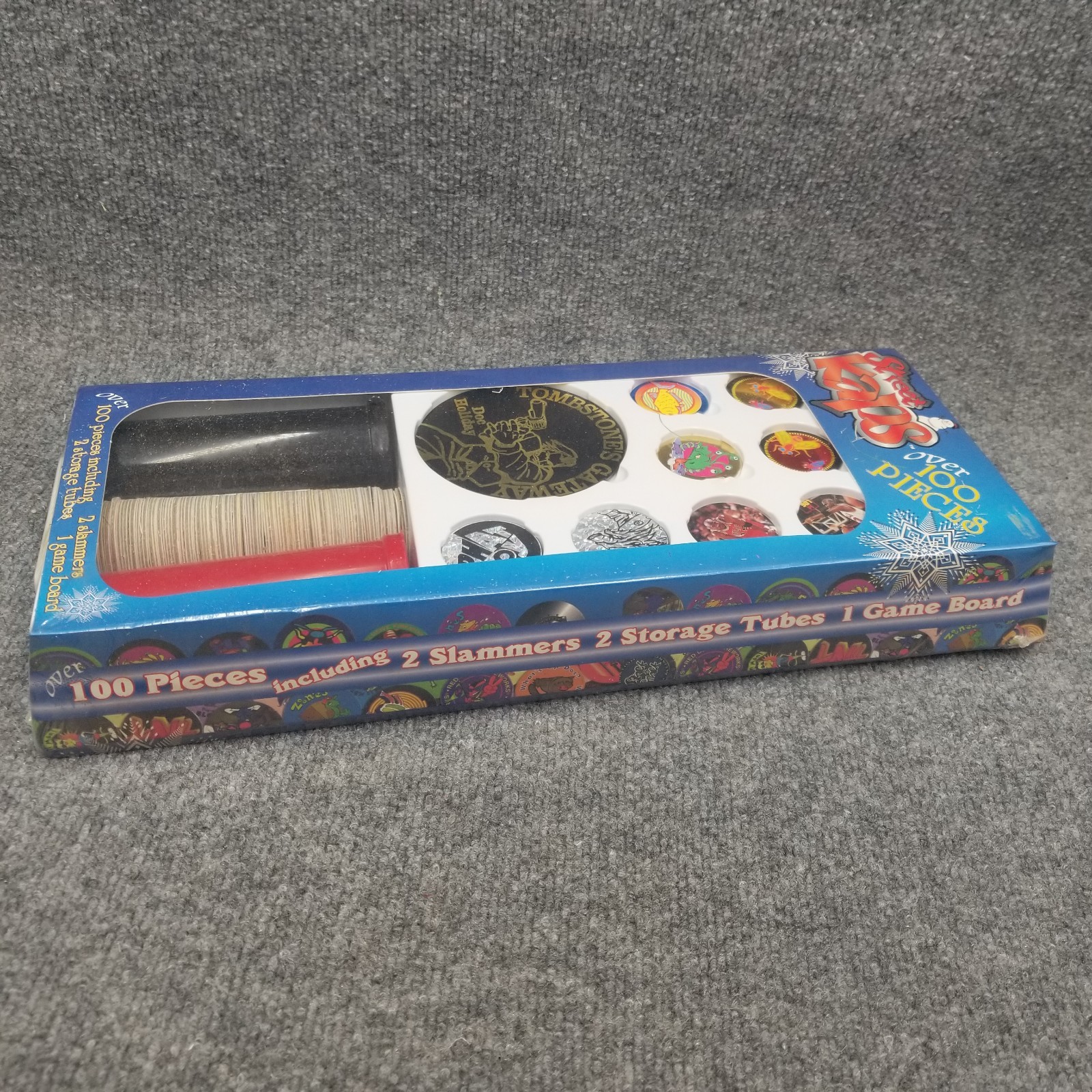 Vintage Street Kaps Pogs Set Sealed 100+ Pieces Michael Jordan & Slammers 1995