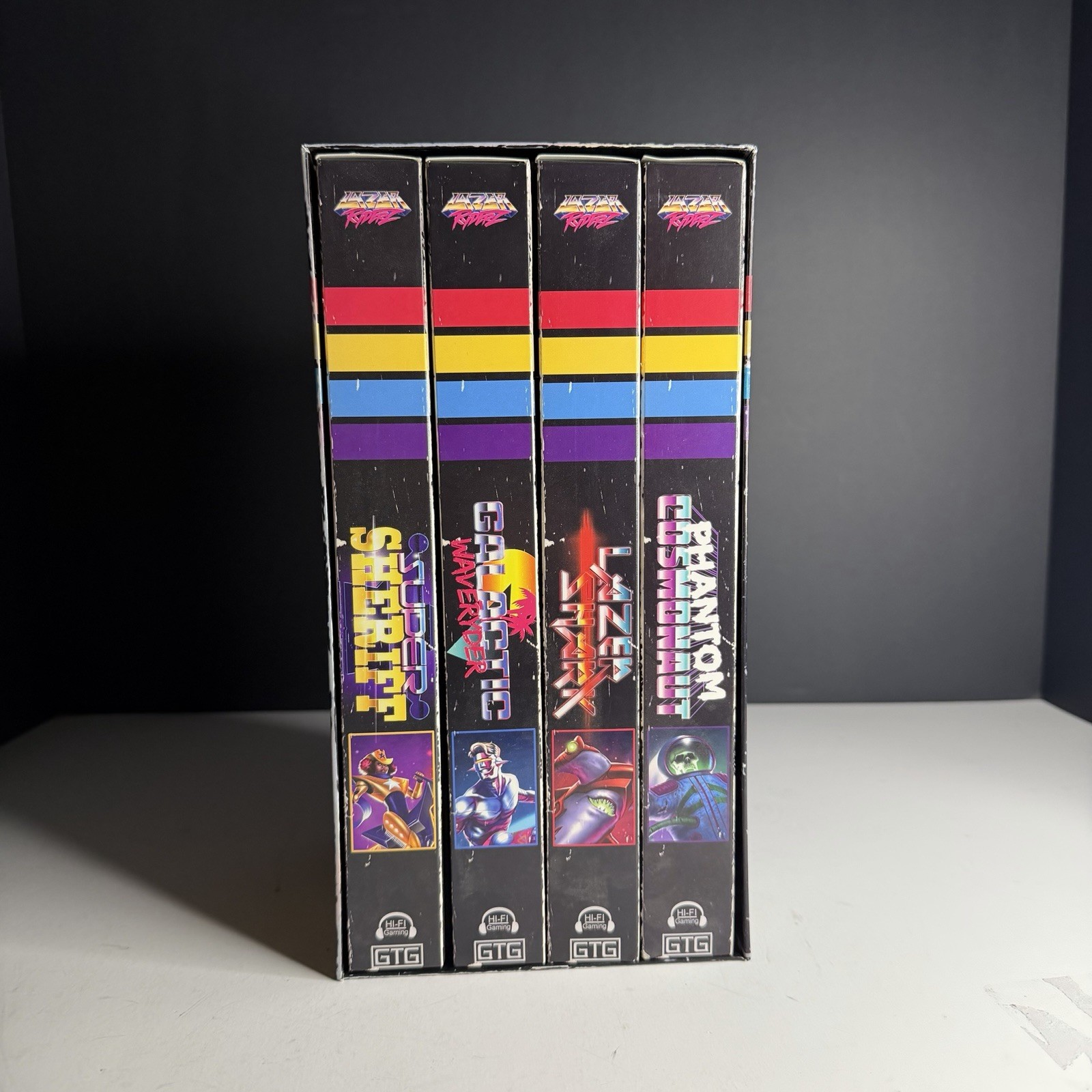 Lazer Ryderz Original Series Box Set Greater Than Games OOP Includes 4 Character