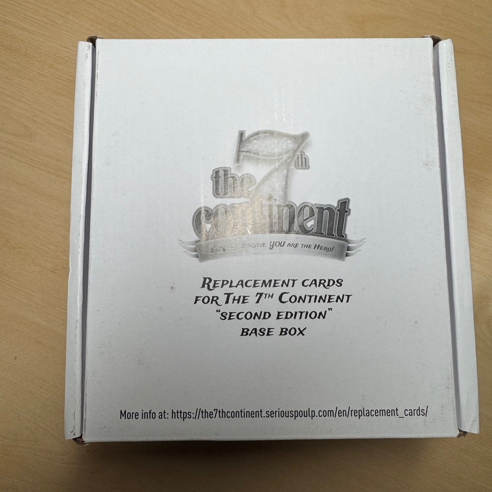 LOT – The 7th Continent board game + What Goes Up expansion NEW Kickstarter