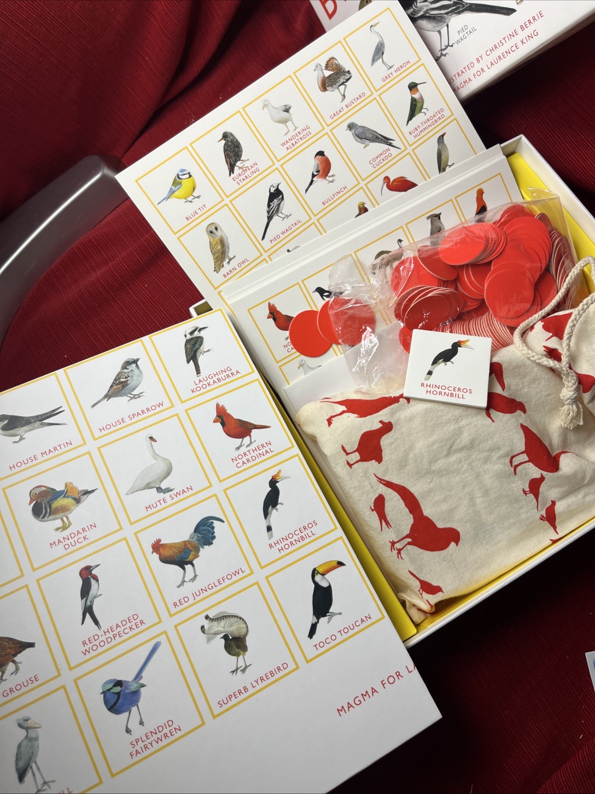 Bird Bingo Game (2012) Illustrated by Christine Berrie, Magma for Laurence King