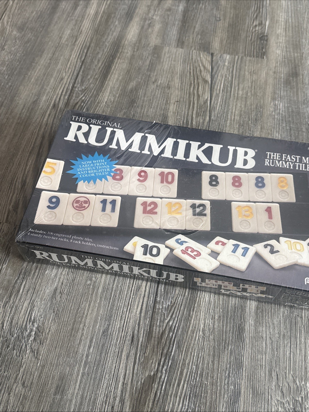 The Original Rummikub – 1990 Edition – NEW SEALED – Fast Moving Rummy Title Game