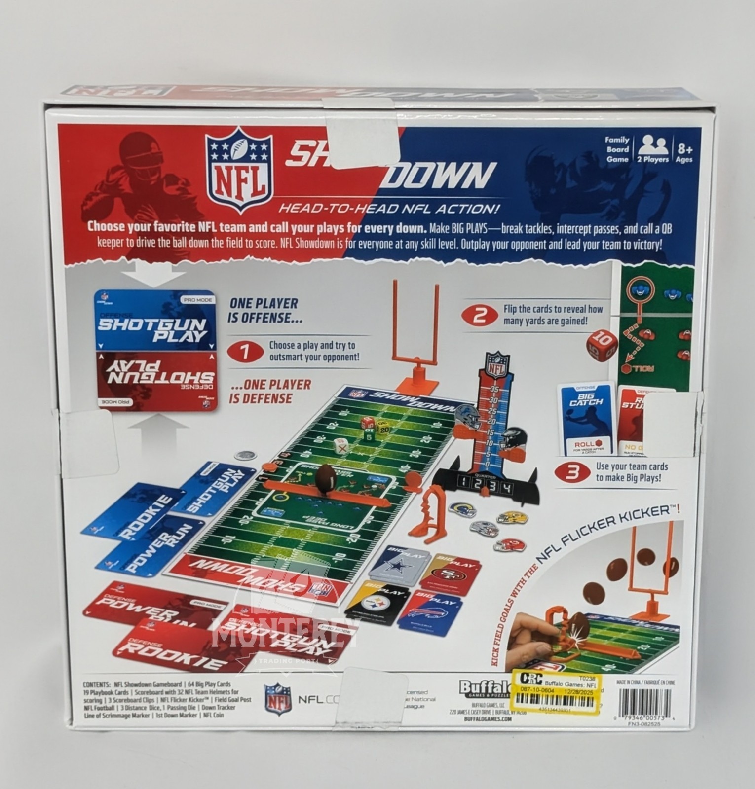 NFL Showdown Head-to-Head Family Board Game by Buffalo Games READ