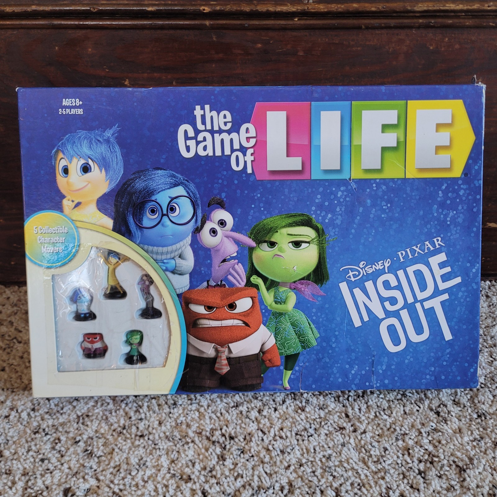 Disney Pixar The Game Of Life Inside Out Edition Board Game 99% Complete READ