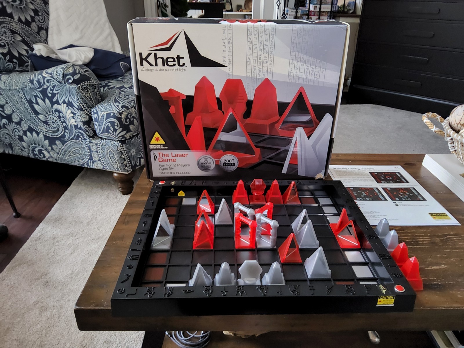 Khet Strategy At The Speed Of Light The Laser Game Mensa Select