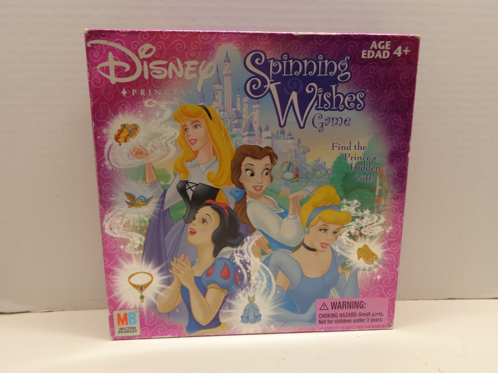 Disney Princess Spinning Wishes Game Milton Bradley 2004