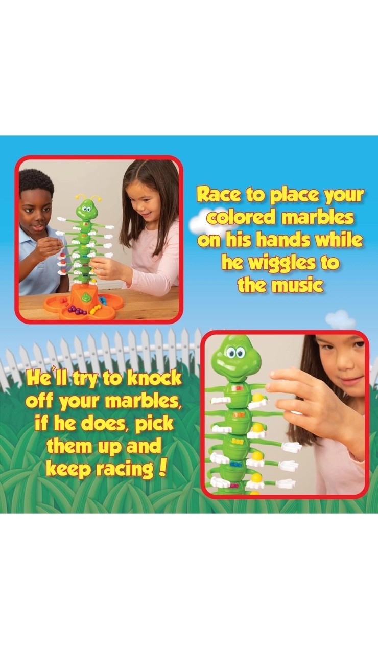 Giggle Wiggle: The Musical Caterpillar Marble Game for Kids Aged 4+, 2-4 Players