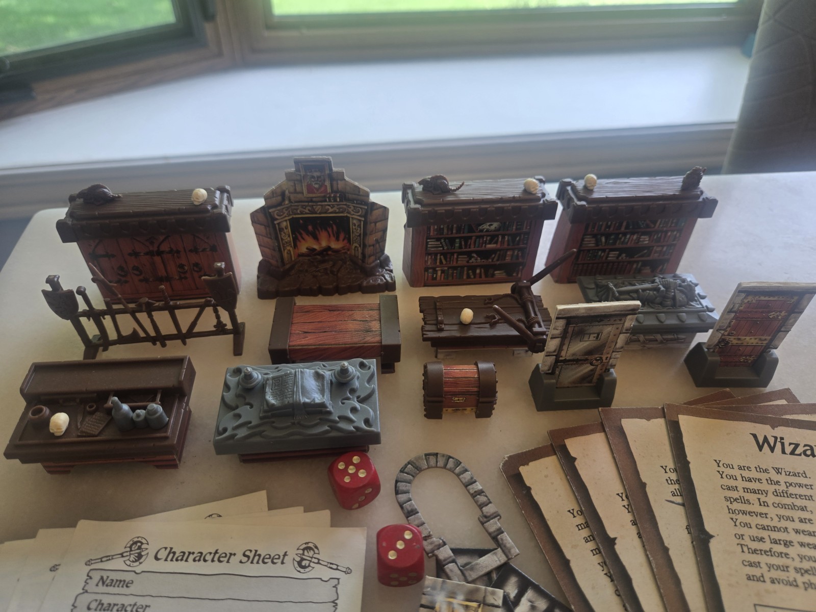 Vintage 1980s HERO QUEST Board Game Replacement Parts
