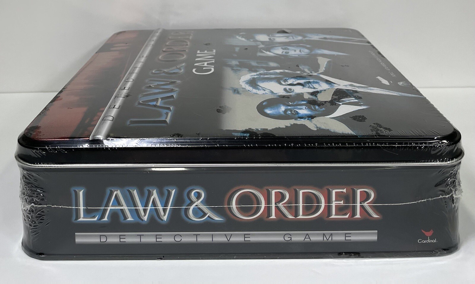Law and & Order Detective Board Game Tin Case CARDINAL Brand New Factory Sealed
