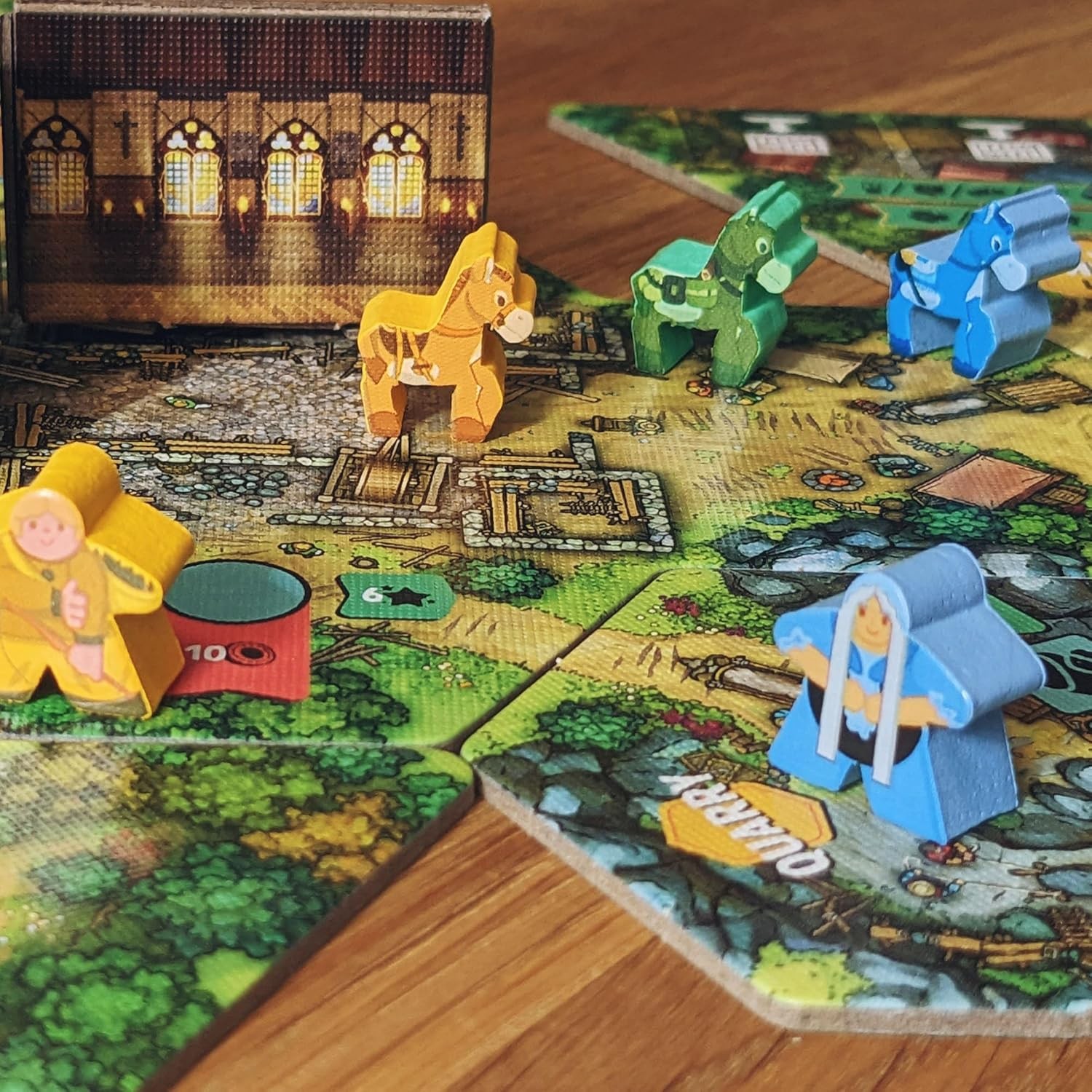 Mighty Boards: Hamlet: The Village Building Game – Competitive Tile Placement Bo